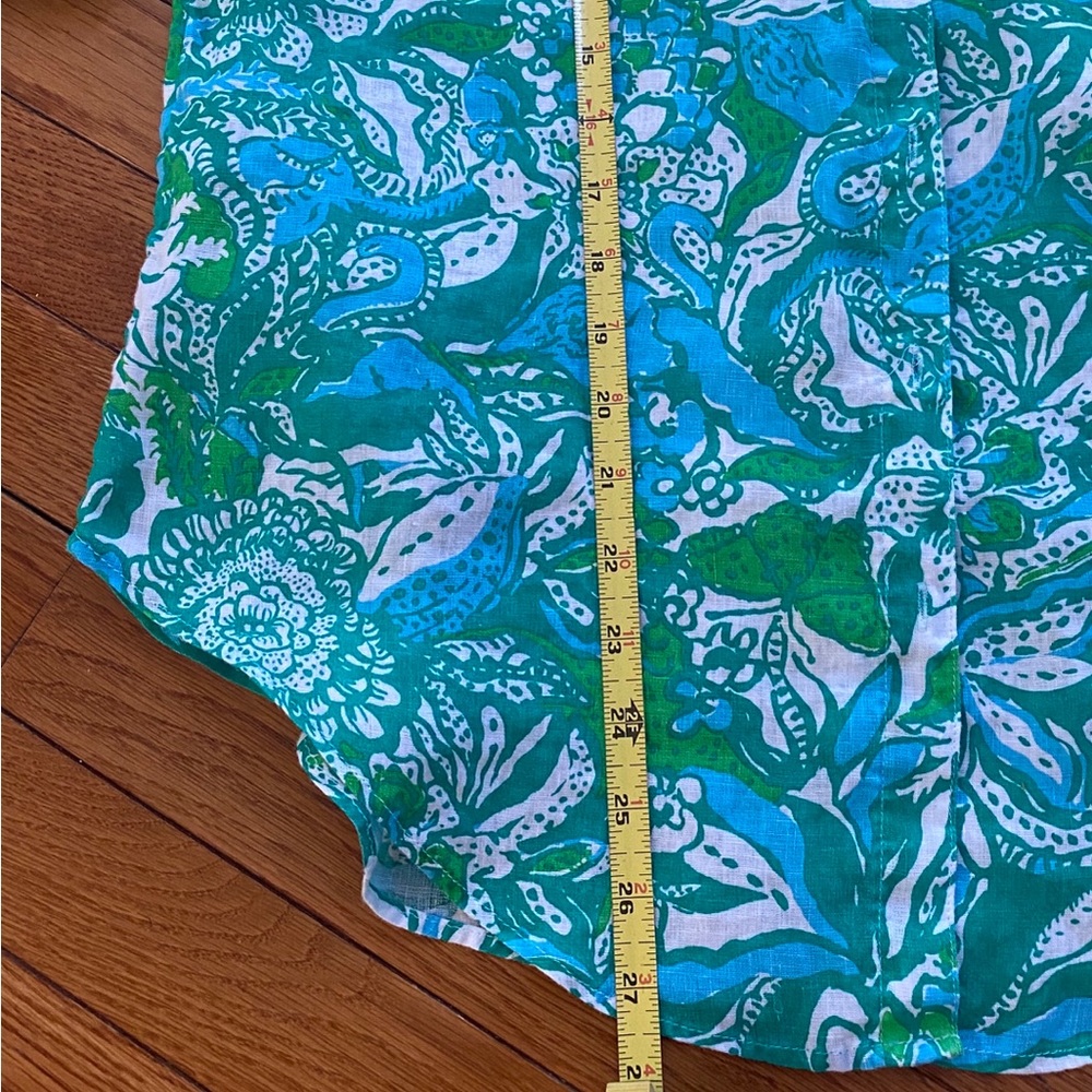NWOT Lilly Pulitzer linen blouse - Picture 8 of 8